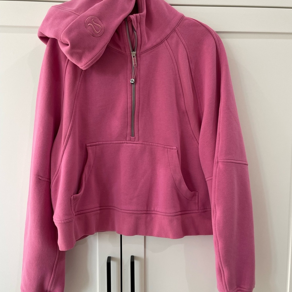 Lululemon Scuba 1/2 Zip Pink Blossom
